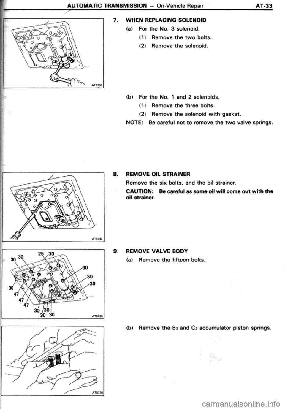 TOYOTA CELICA 1986  Service Repair Manual 