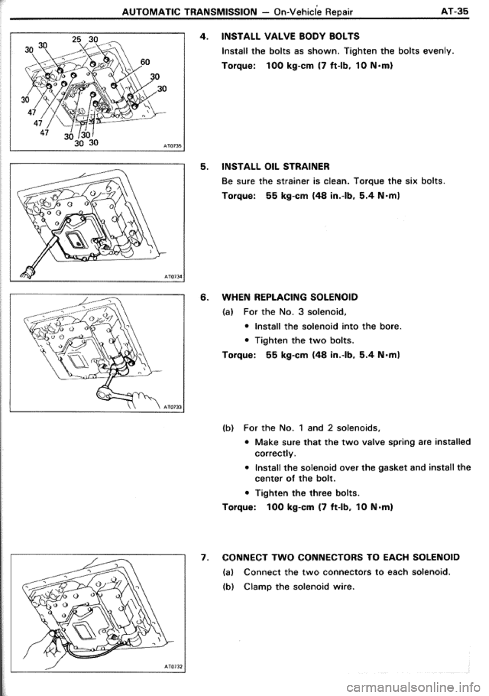 TOYOTA CELICA 1986  Service Repair Manual 