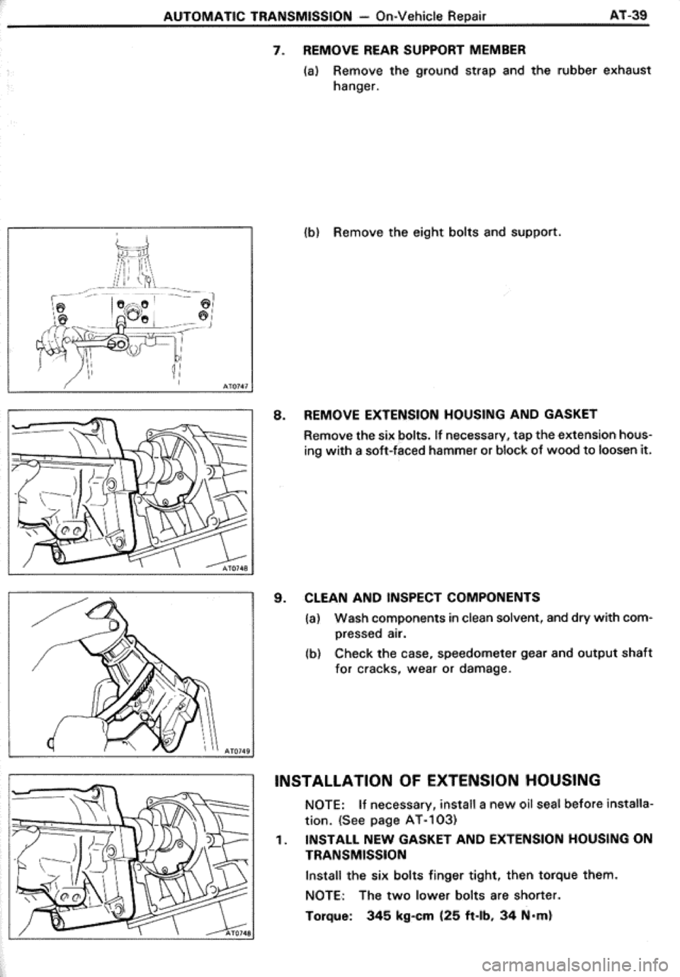 TOYOTA CELICA 1986  Service Repair Manual 