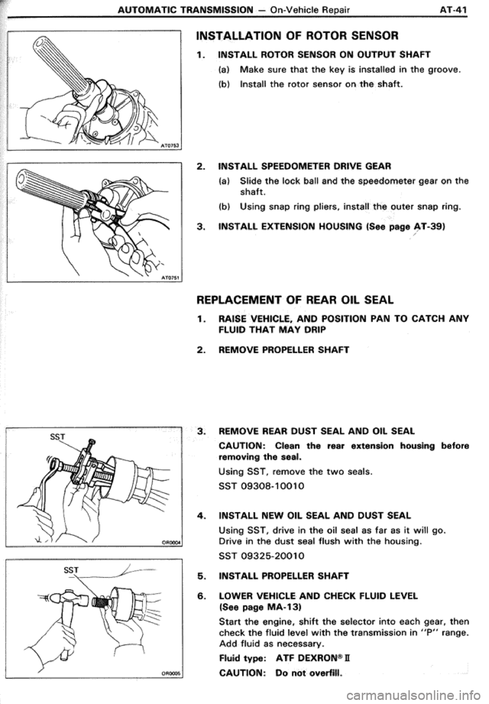 TOYOTA CELICA 1986  Service Repair Manual 