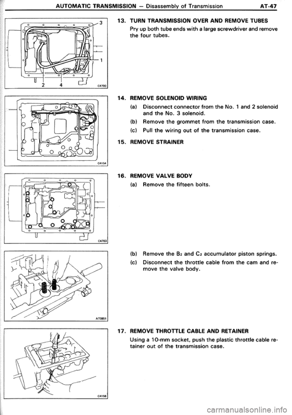 TOYOTA CELICA 1986  Service Repair Manual 
