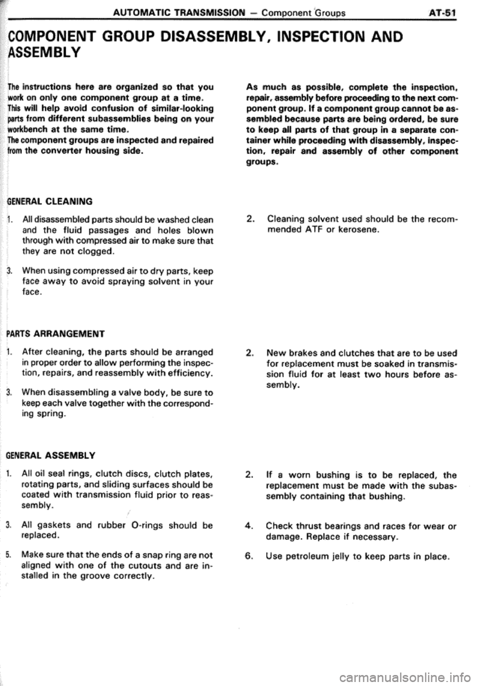 TOYOTA CELICA 1986  Service Repair Manual 