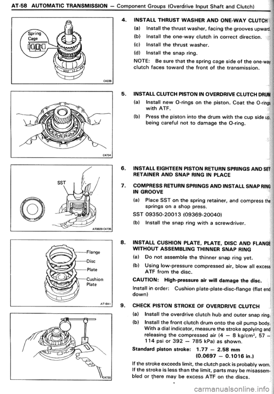 TOYOTA CELICA 1986  Service Repair Manual 