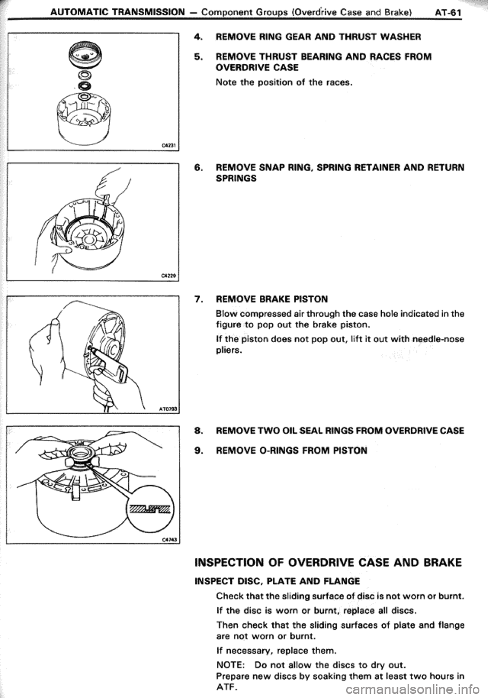 TOYOTA CELICA 1986  Service Repair Manual 