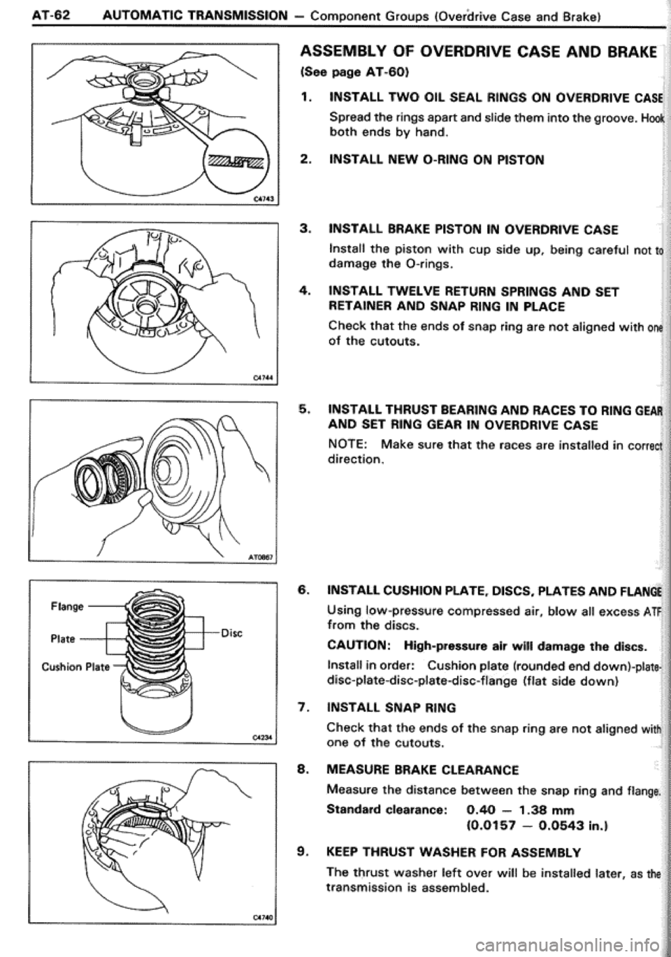 TOYOTA CELICA 1986  Service Repair Manual 