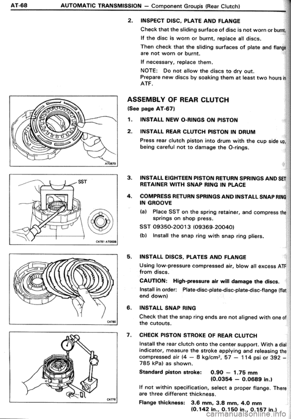 TOYOTA CELICA 1986  Service Repair Manual 