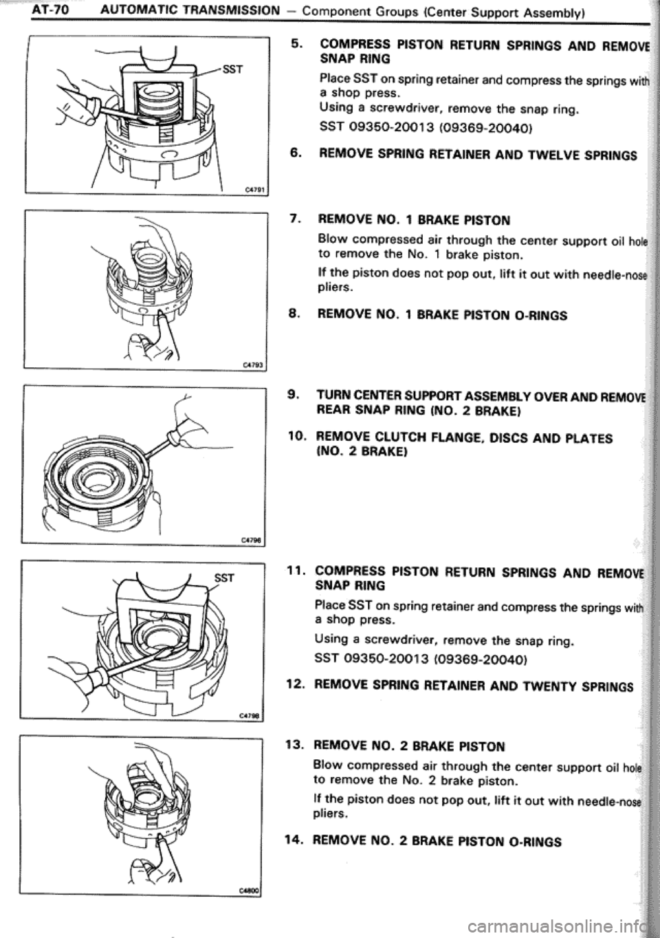 TOYOTA CELICA 1986  Service Repair Manual 