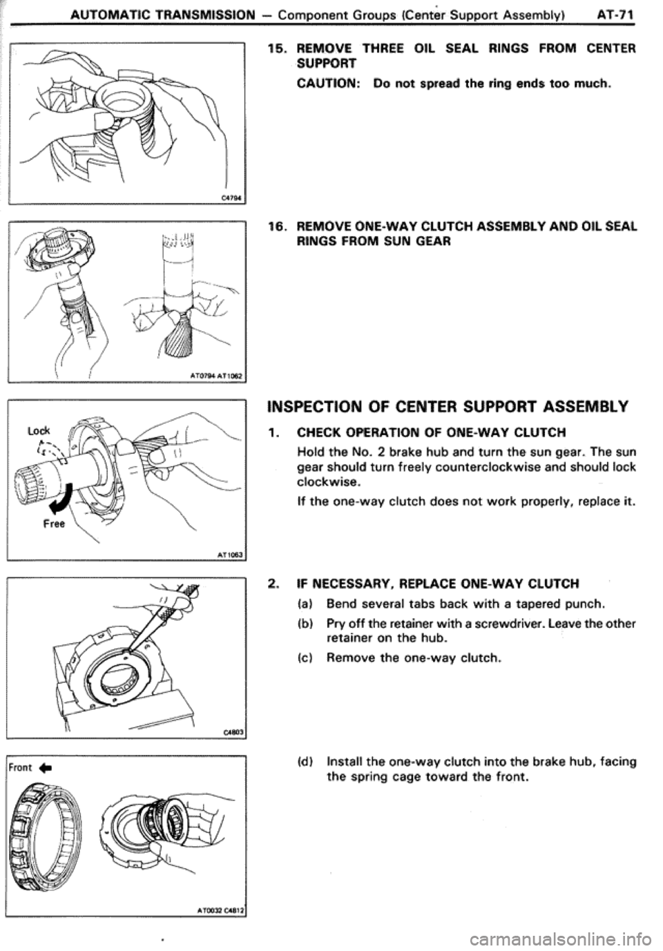 TOYOTA CELICA 1986  Service Repair Manual 