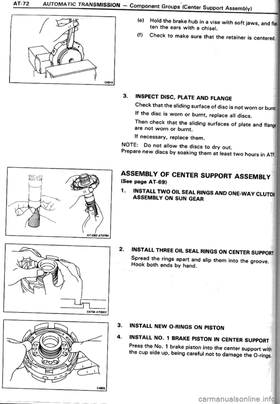 TOYOTA CELICA 1986  Service Repair Manual 
