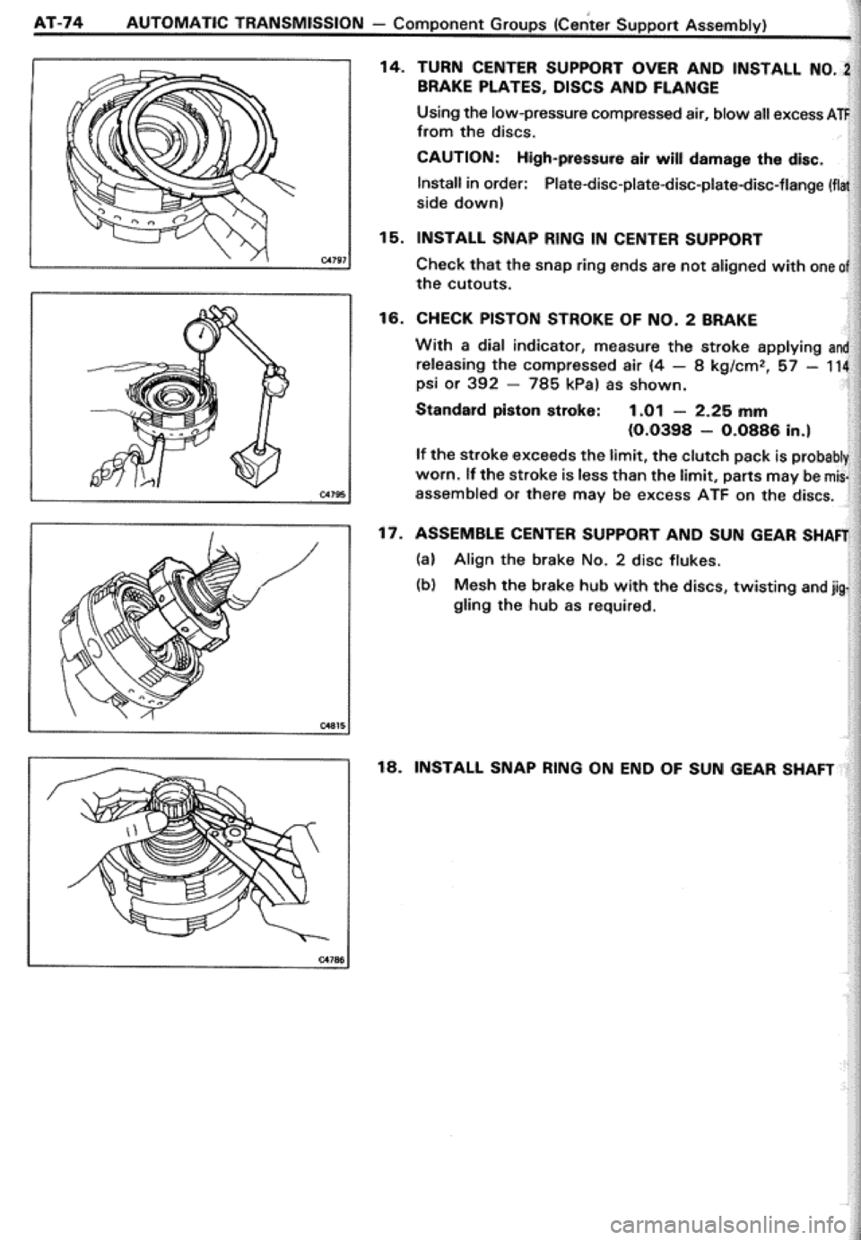 TOYOTA CELICA 1986  Service Repair Manual 