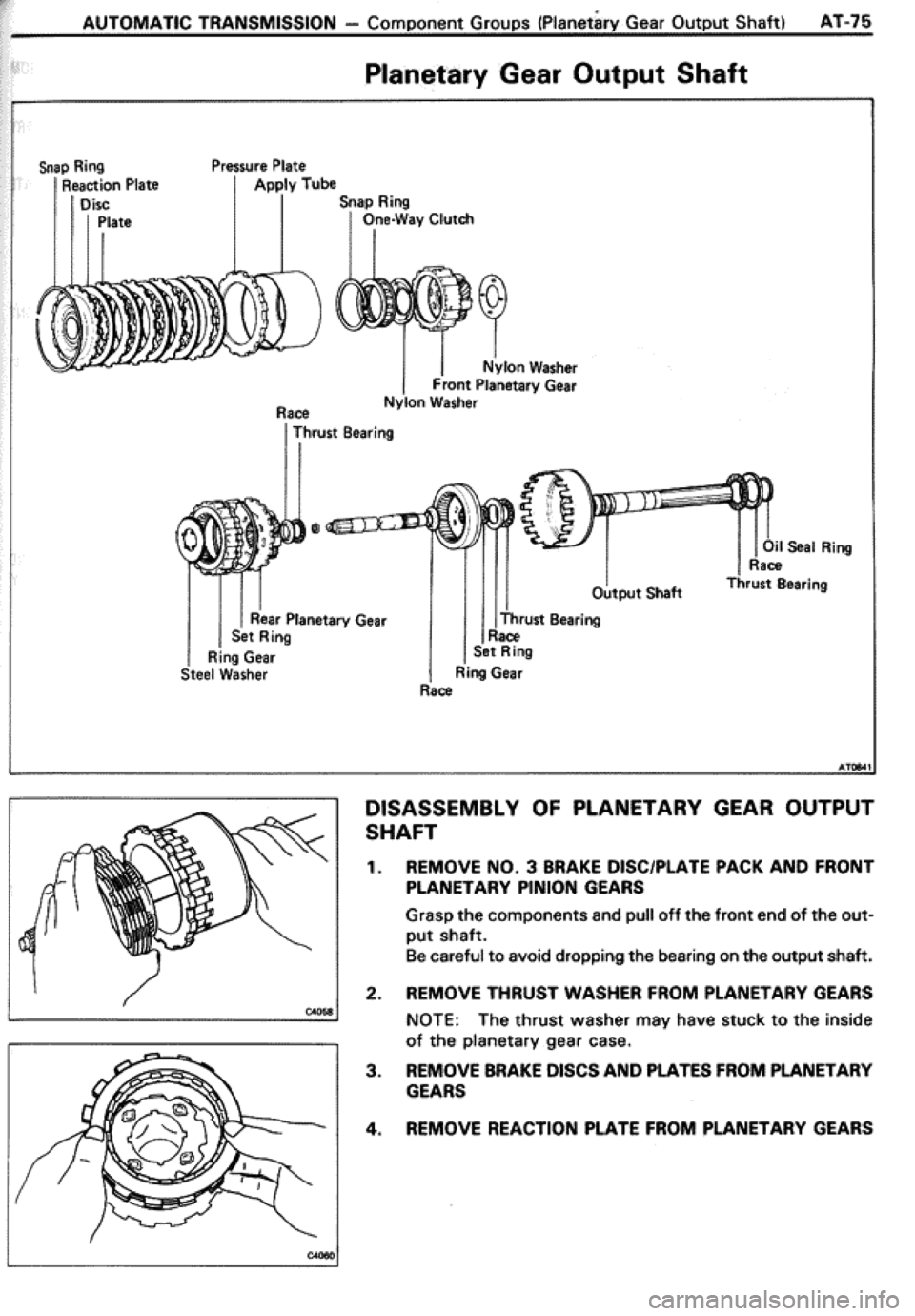 TOYOTA CELICA 1986  Service Repair Manual 