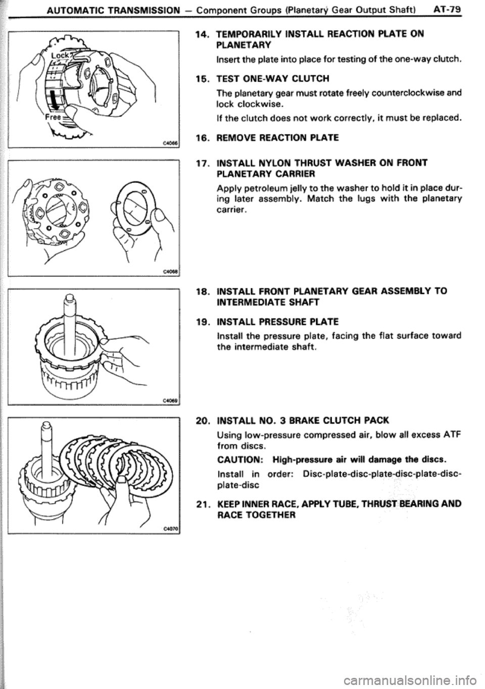 TOYOTA CELICA 1986  Service Repair Manual 