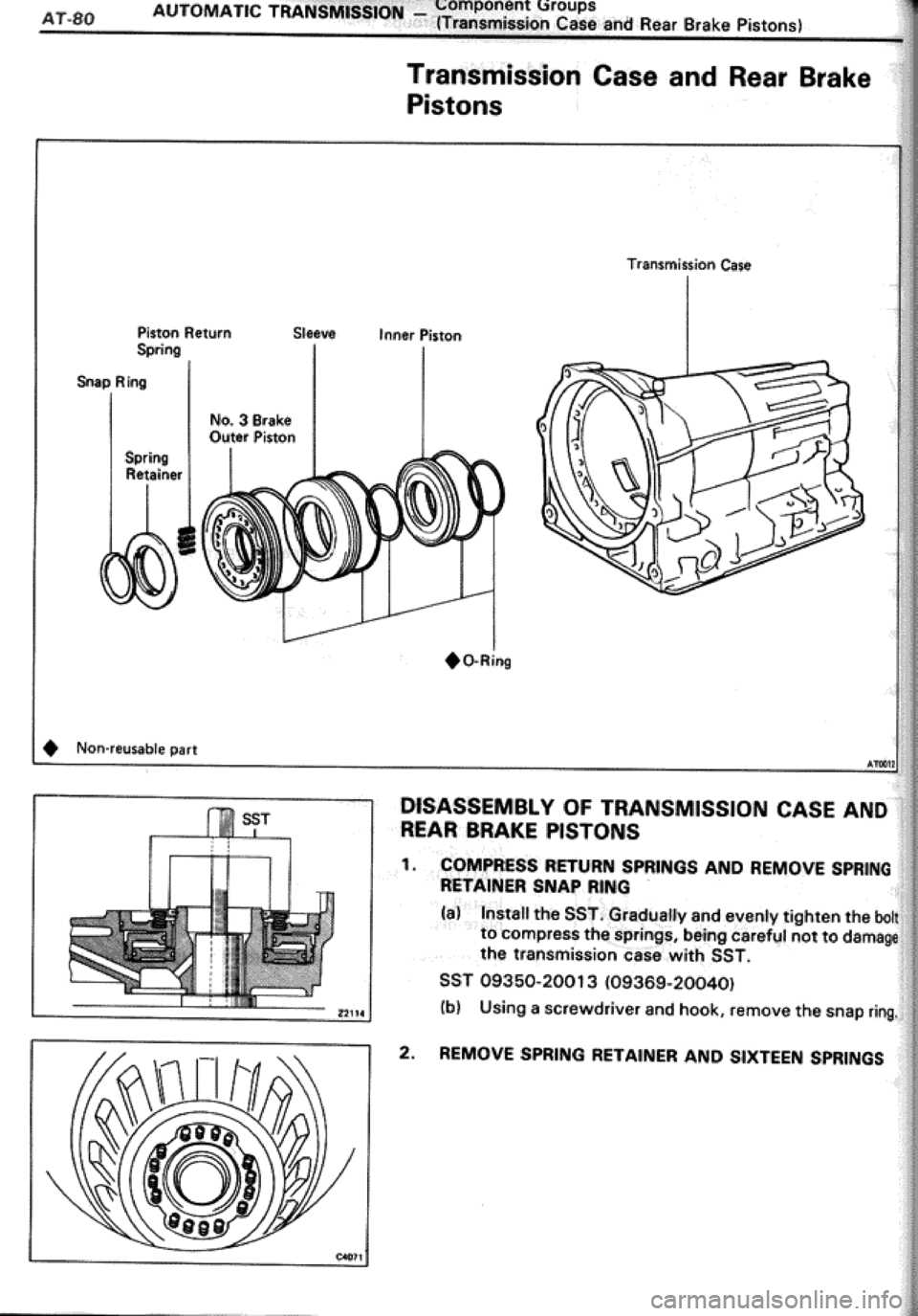 TOYOTA CELICA 1986  Service Repair Manual 