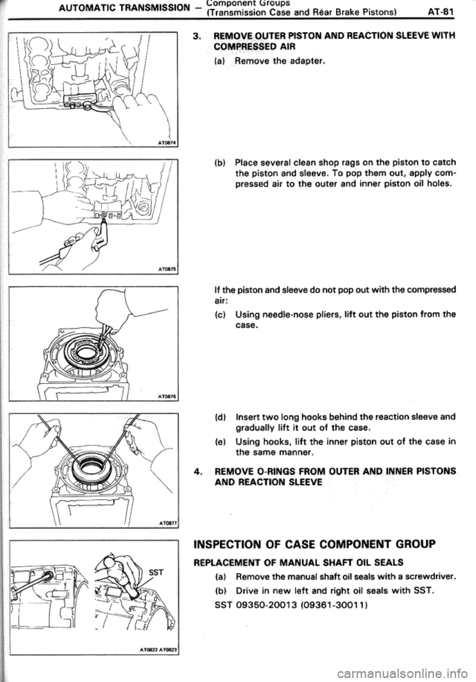 TOYOTA CELICA 1986  Service Repair Manual 