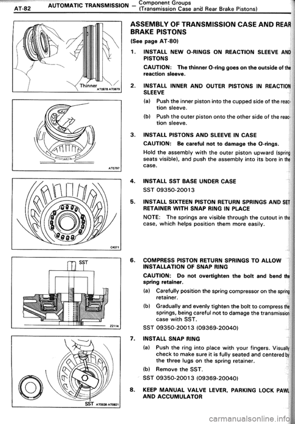 TOYOTA CELICA 1986  Service Repair Manual 