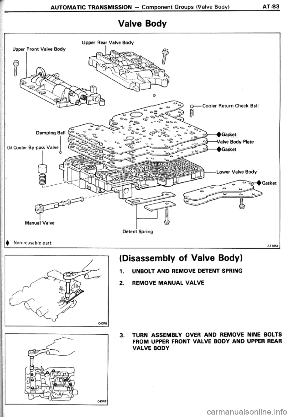 TOYOTA CELICA 1986  Service Repair Manual 