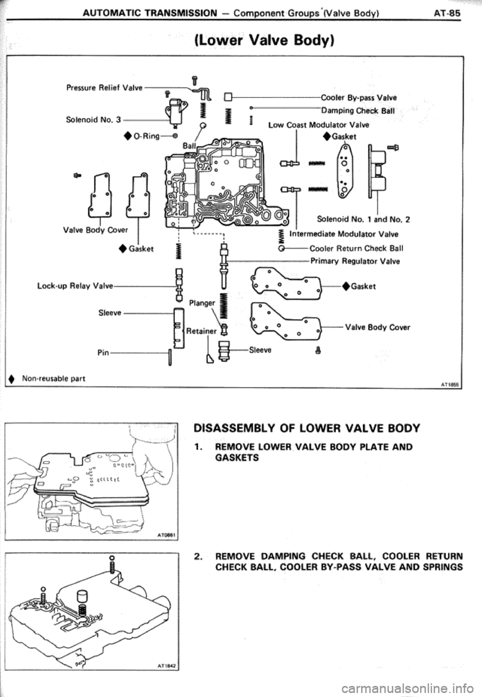 TOYOTA CELICA 1986  Service Repair Manual 