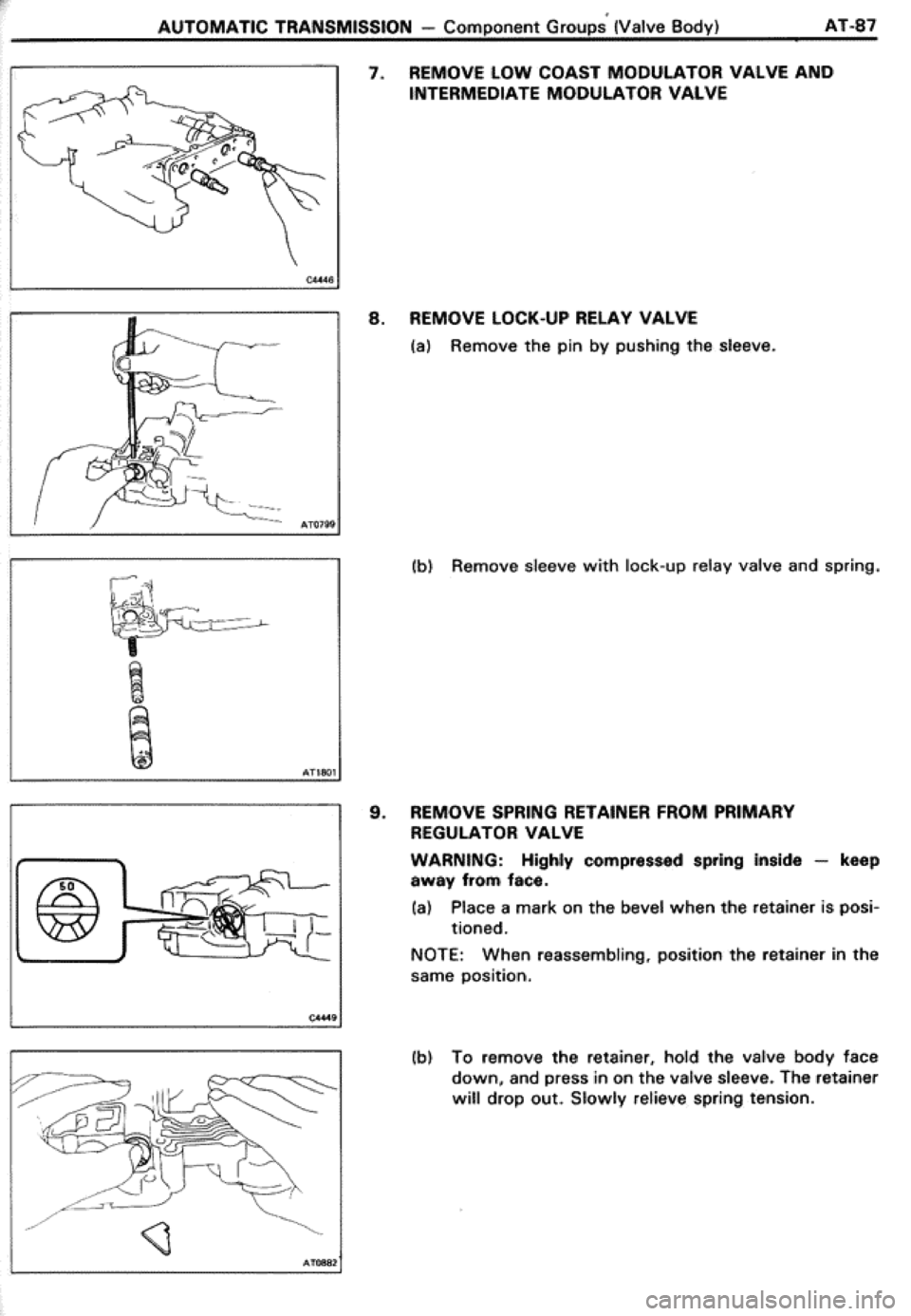 TOYOTA CELICA 1986 Service Repair Manual TOYOTA CELICA 1986 Service Repair Manual