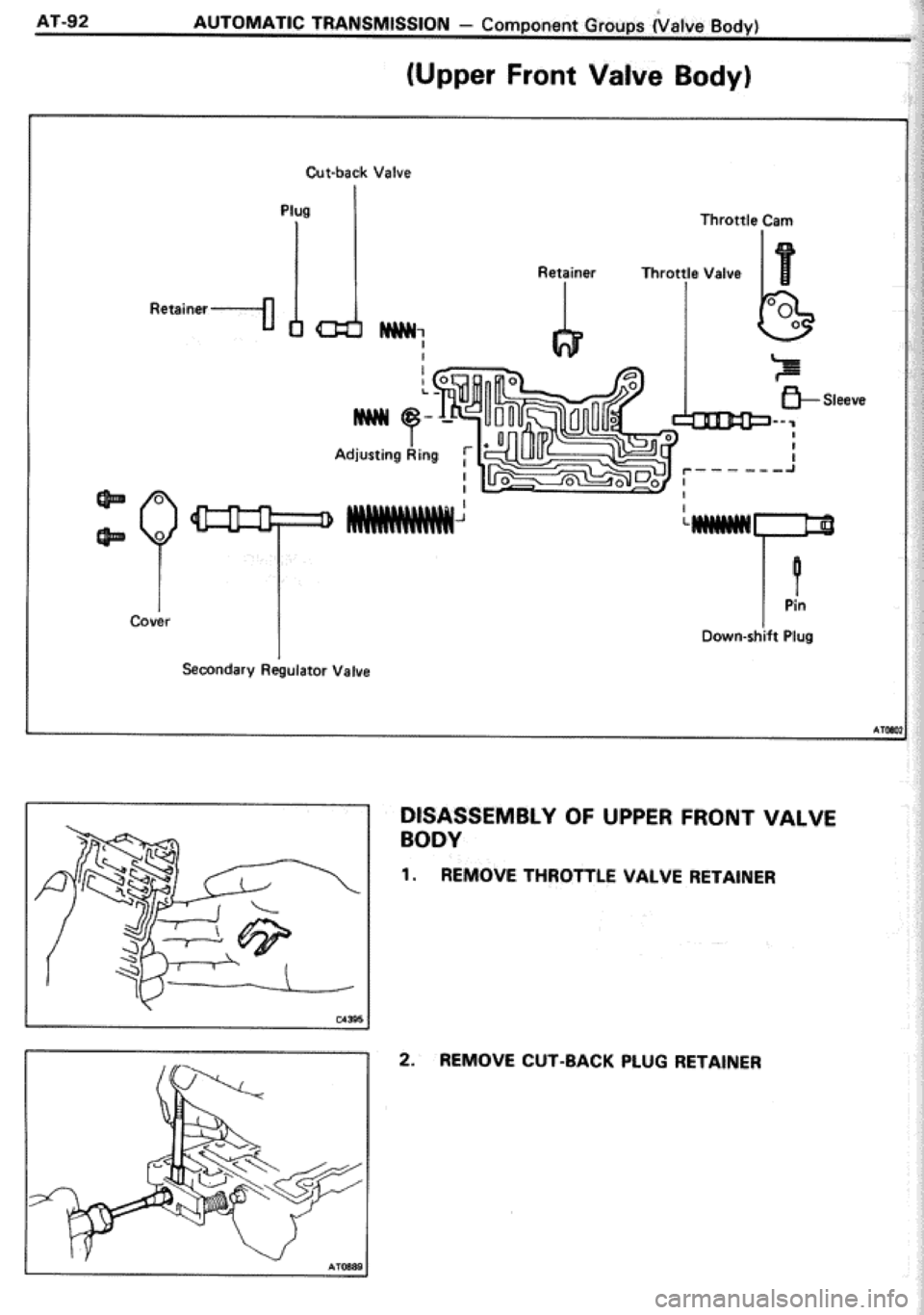 TOYOTA CELICA 1986 Service Repair Manual TOYOTA CELICA 1986 Service Repair Manual