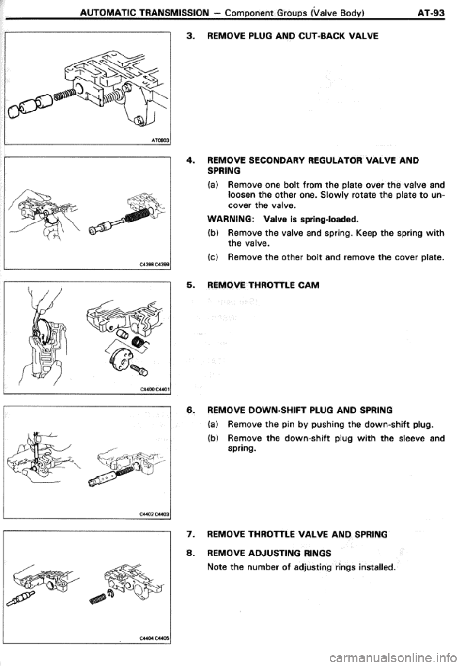 TOYOTA CELICA 1986 Service Repair Manual TOYOTA CELICA 1986 Service Repair Manual