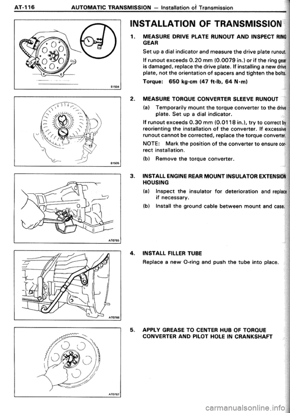 TOYOTA CELICA 1986 Service Repair Manual TOYOTA CELICA 1986 Service Repair Manual