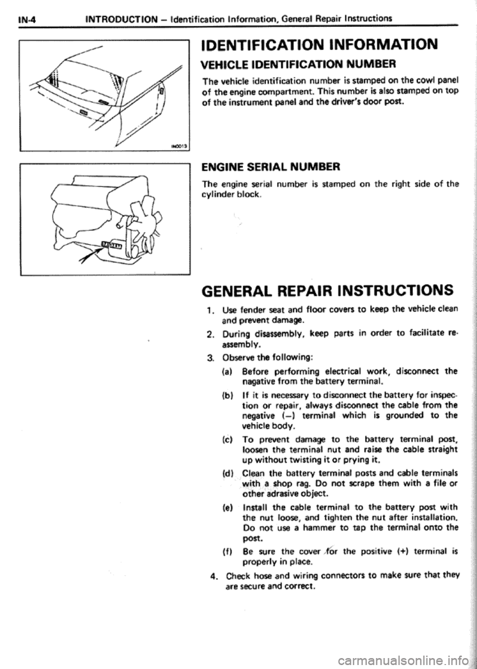 TOYOTA CELICA 1986  Service Repair Manual 