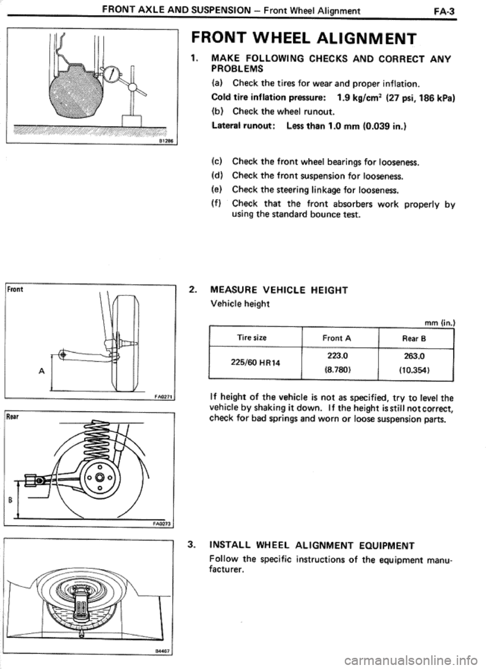 TOYOTA CELICA 1986 Service Repair Manual TOYOTA CELICA 1986 Service Repair Manual