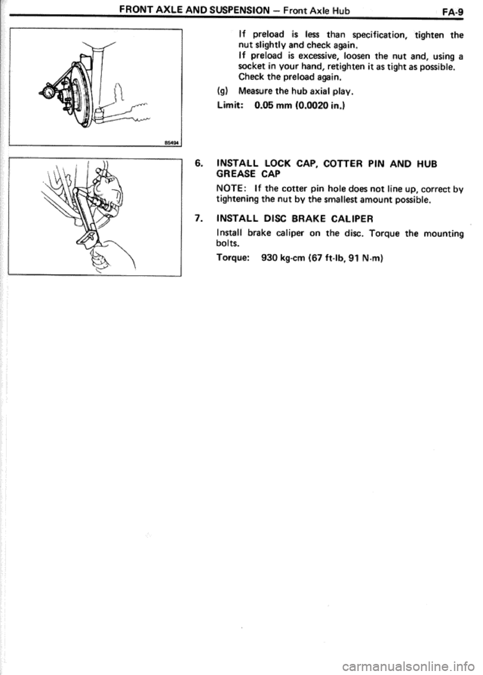 TOYOTA CELICA 1986  Service Repair Manual 