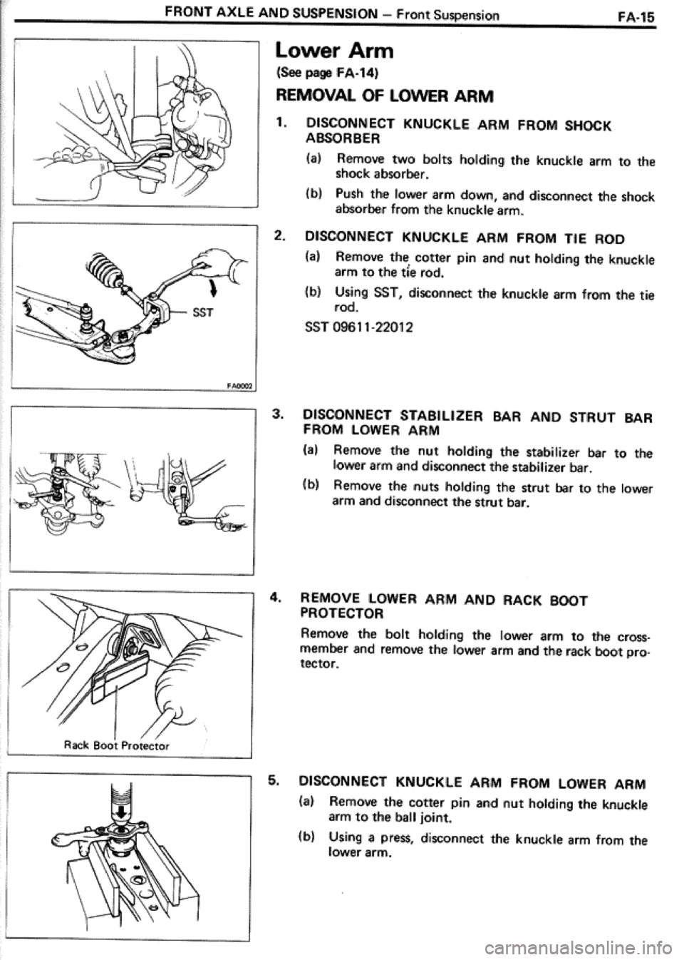 TOYOTA CELICA 1986  Service Repair Manual 