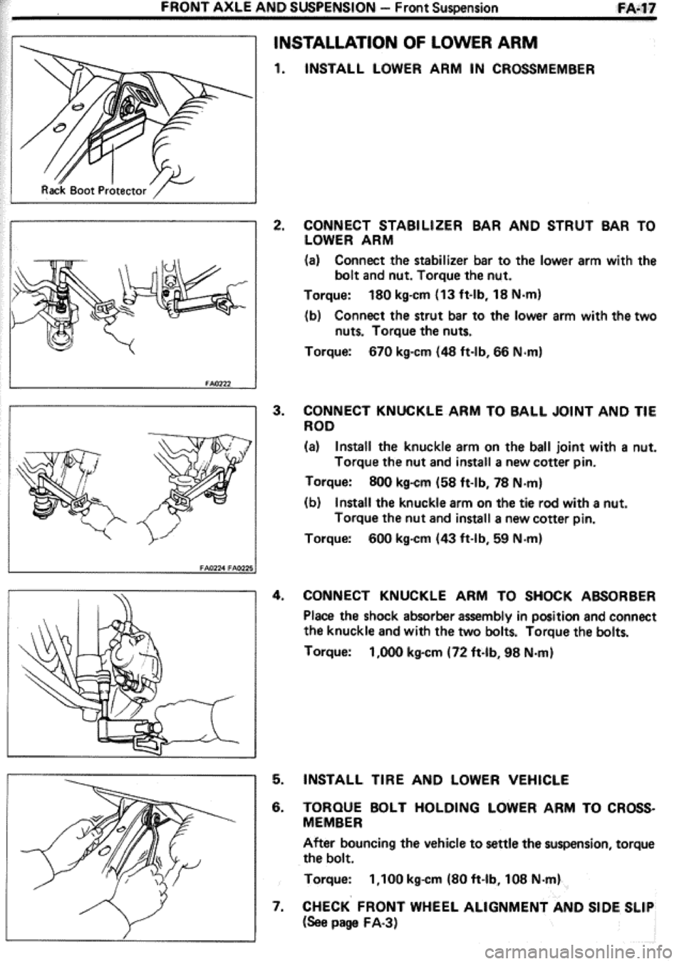 TOYOTA CELICA 1986  Service Repair Manual 