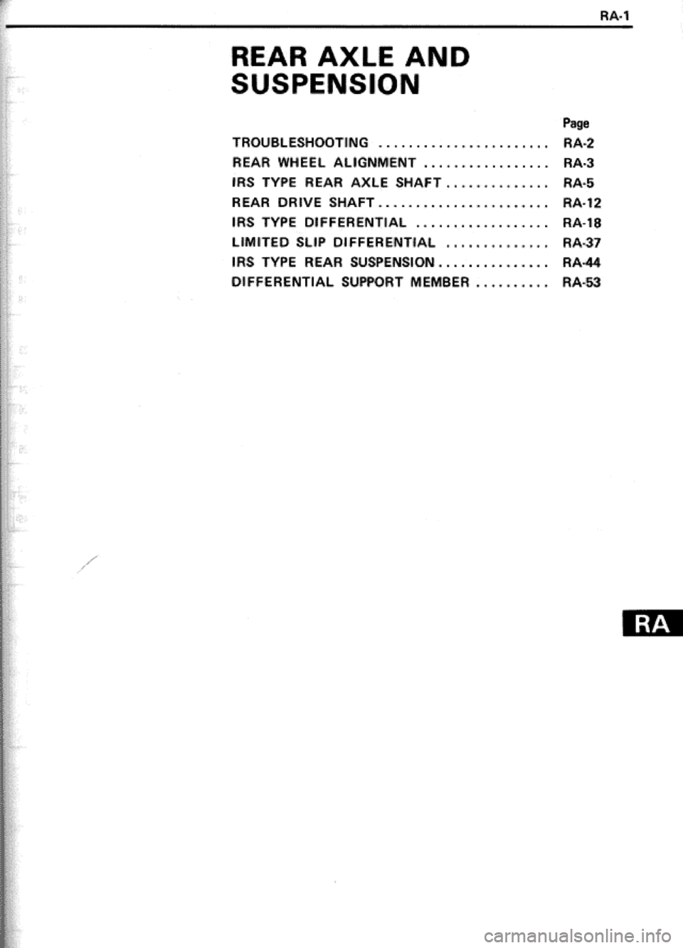 TOYOTA CELICA 1986 Service Repair Manual TOYOTA CELICA 1986 Service Repair Manual