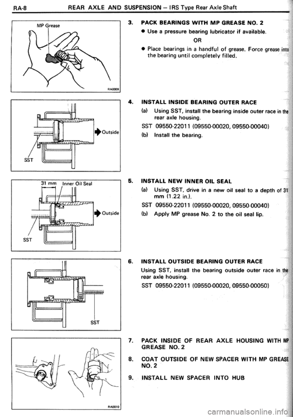 TOYOTA CELICA 1986 Service Repair Manual TOYOTA CELICA 1986 Service Repair Manual