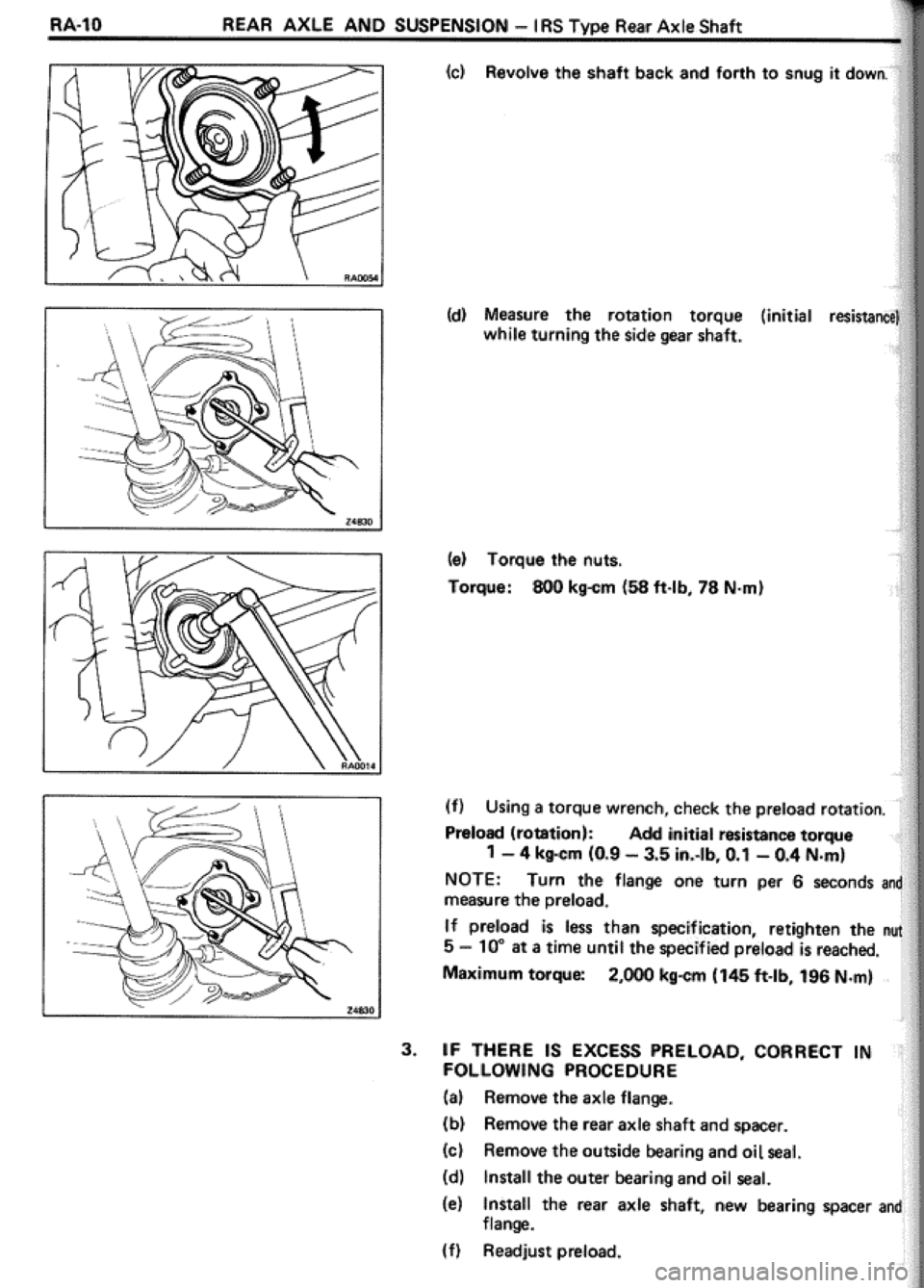 TOYOTA CELICA 1986 Service Repair Manual TOYOTA CELICA 1986 Service Repair Manual