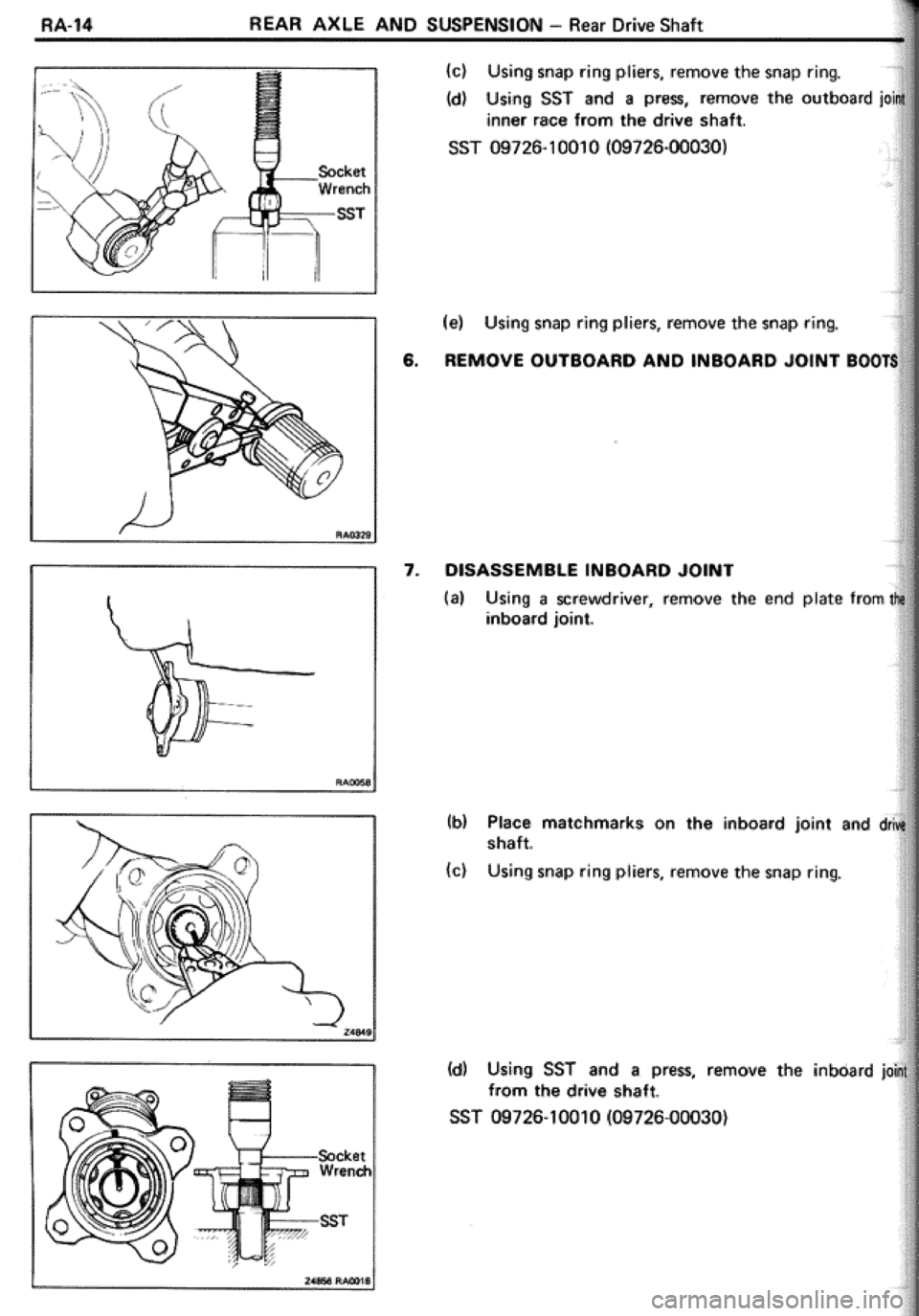 TOYOTA CELICA 1986 Service Repair Manual TOYOTA CELICA 1986 Service Repair Manual