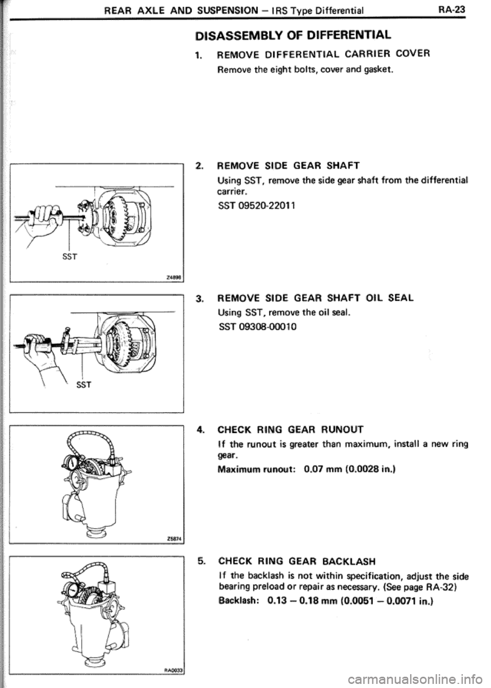 TOYOTA CELICA 1986 Service Repair Manual TOYOTA CELICA 1986 Service Repair Manual