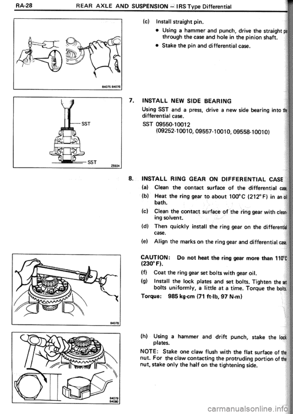 TOYOTA CELICA 1986 Service Repair Manual TOYOTA CELICA 1986 Service Repair Manual
