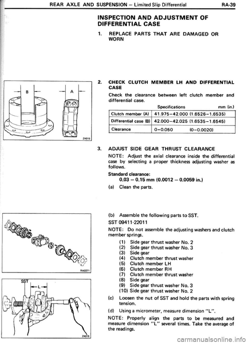 TOYOTA CELICA 1986  Service Repair Manual 