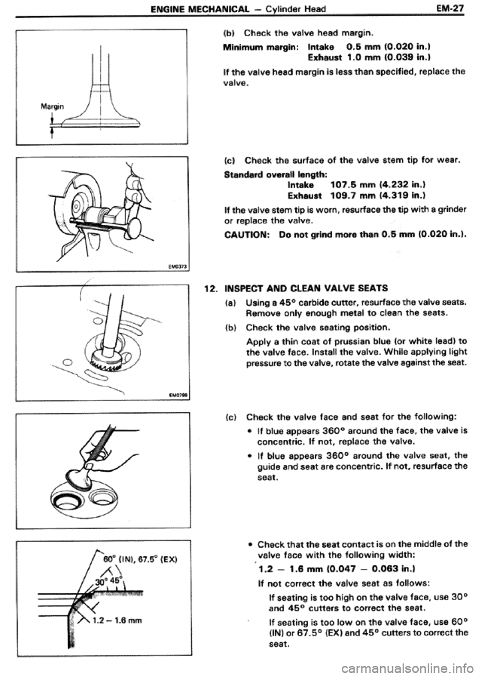 TOYOTA CELICA 1986 Service Service Manual TOYOTA CELICA 1986 Service Service Manual