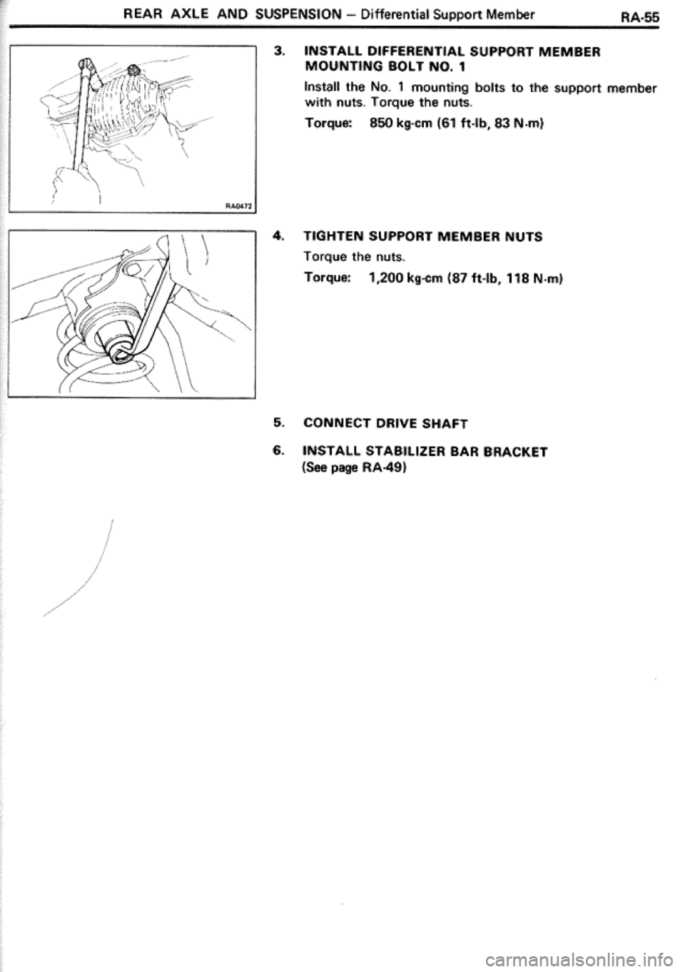 TOYOTA CELICA 1986 Service Repair Manual TOYOTA CELICA 1986 Service Repair Manual