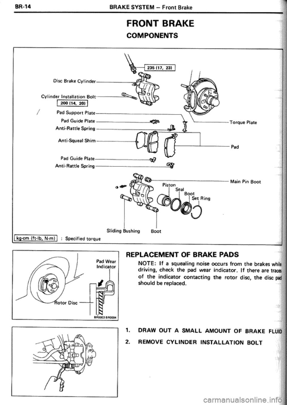 TOYOTA CELICA 1986  Service Repair Manual 