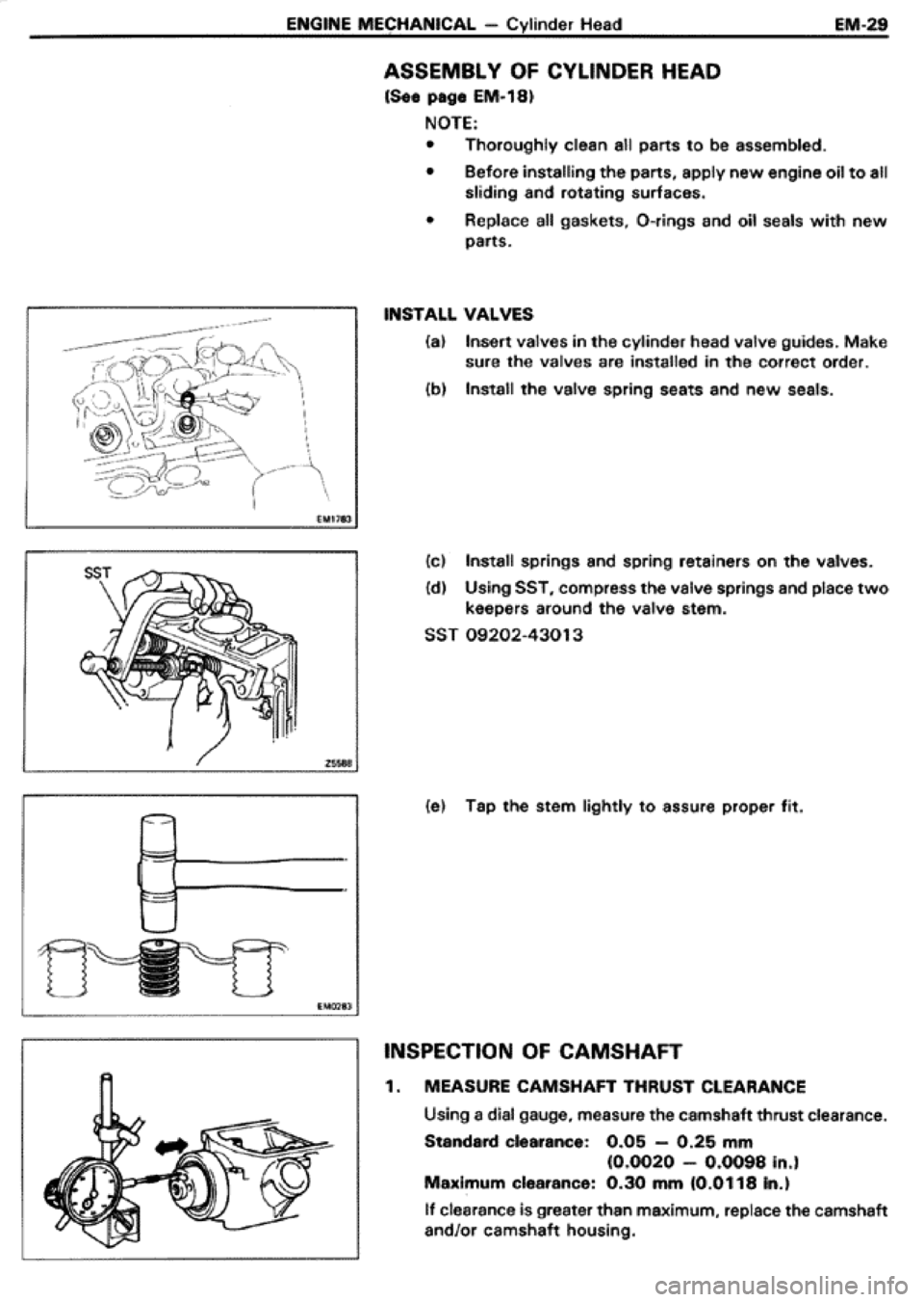 TOYOTA CELICA 1986 Service Service Manual TOYOTA CELICA 1986 Service Service Manual