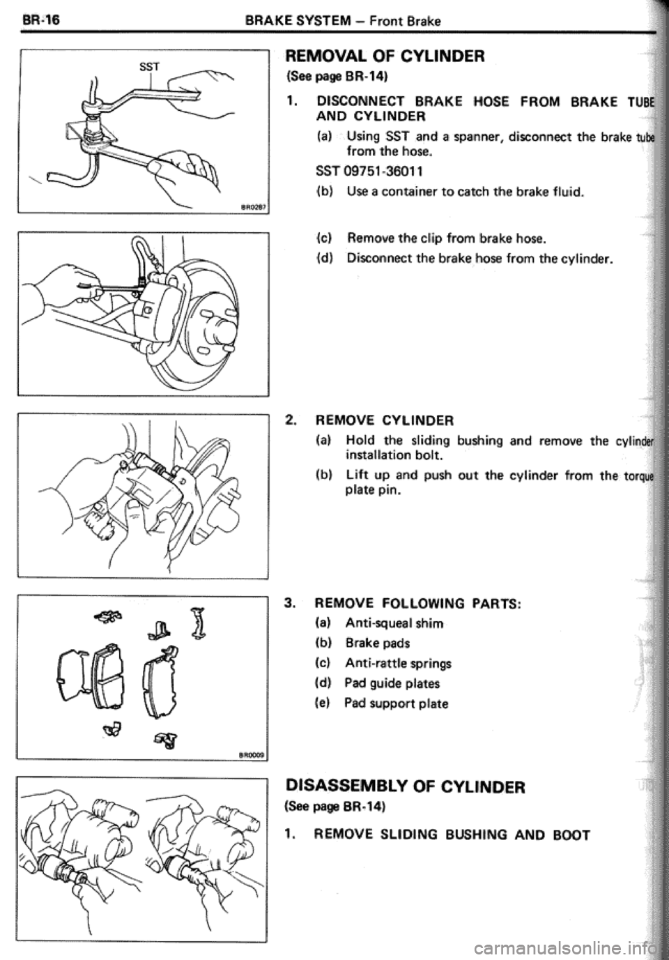 TOYOTA CELICA 1986  Service Repair Manual 