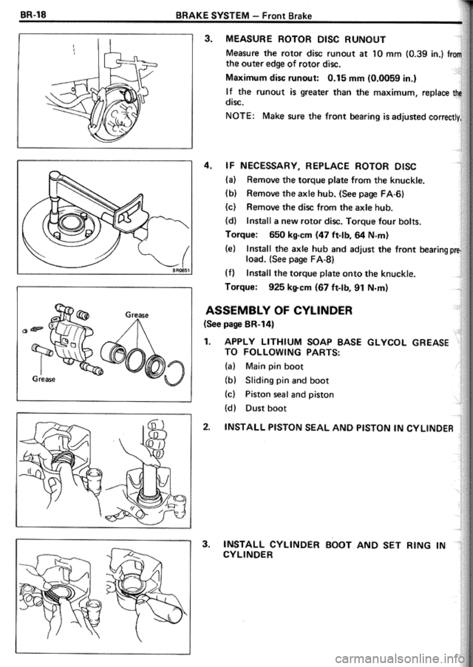 TOYOTA CELICA 1986  Service Repair Manual 