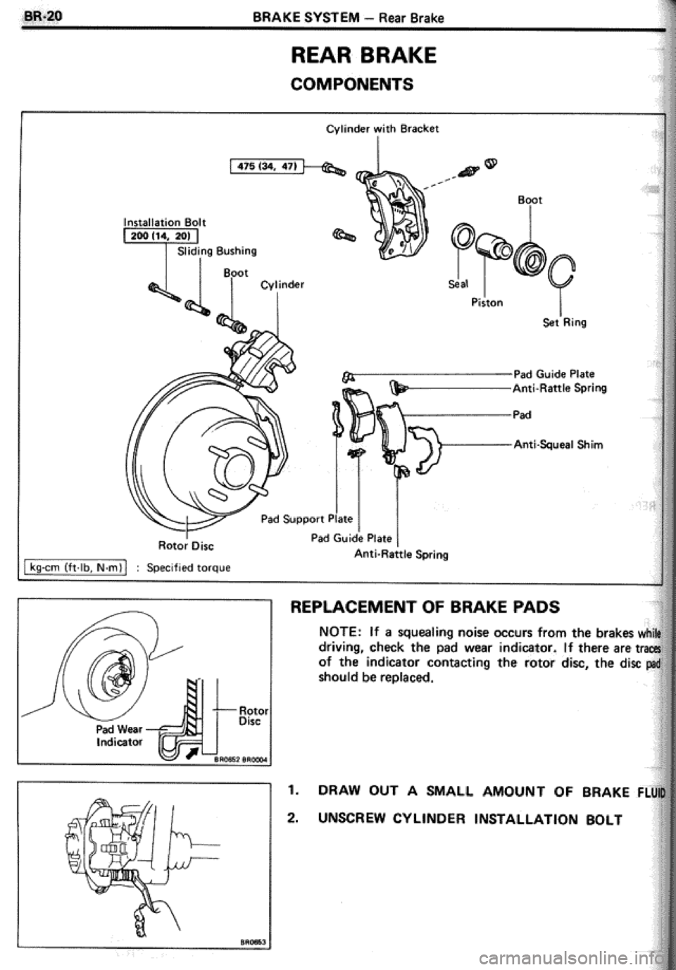 TOYOTA CELICA 1986  Service Repair Manual 