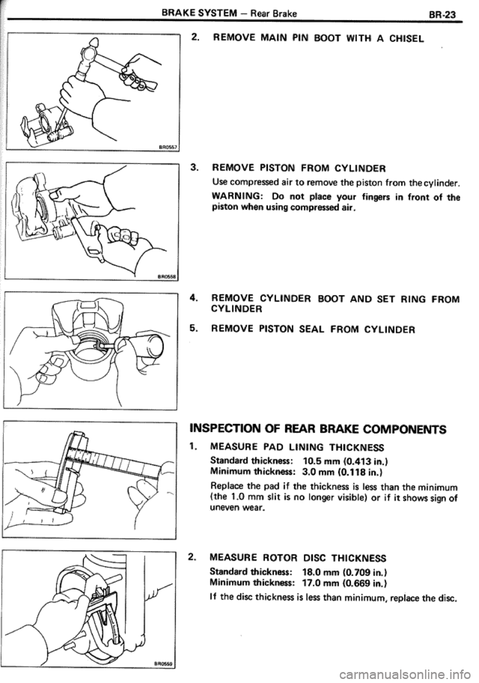TOYOTA CELICA 1986  Service Repair Manual 