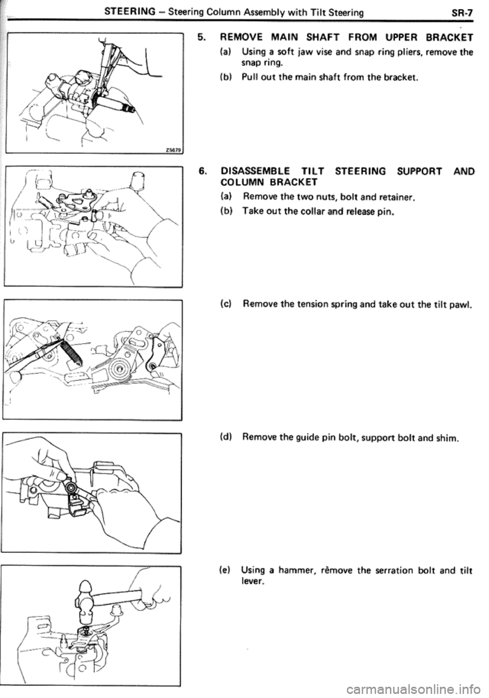 TOYOTA CELICA 1986  Service Repair Manual 