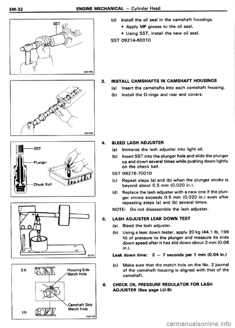 TOYOTA CELICA 1986 Service Workshop Manual TOYOTA CELICA 1986 Service Workshop Manual