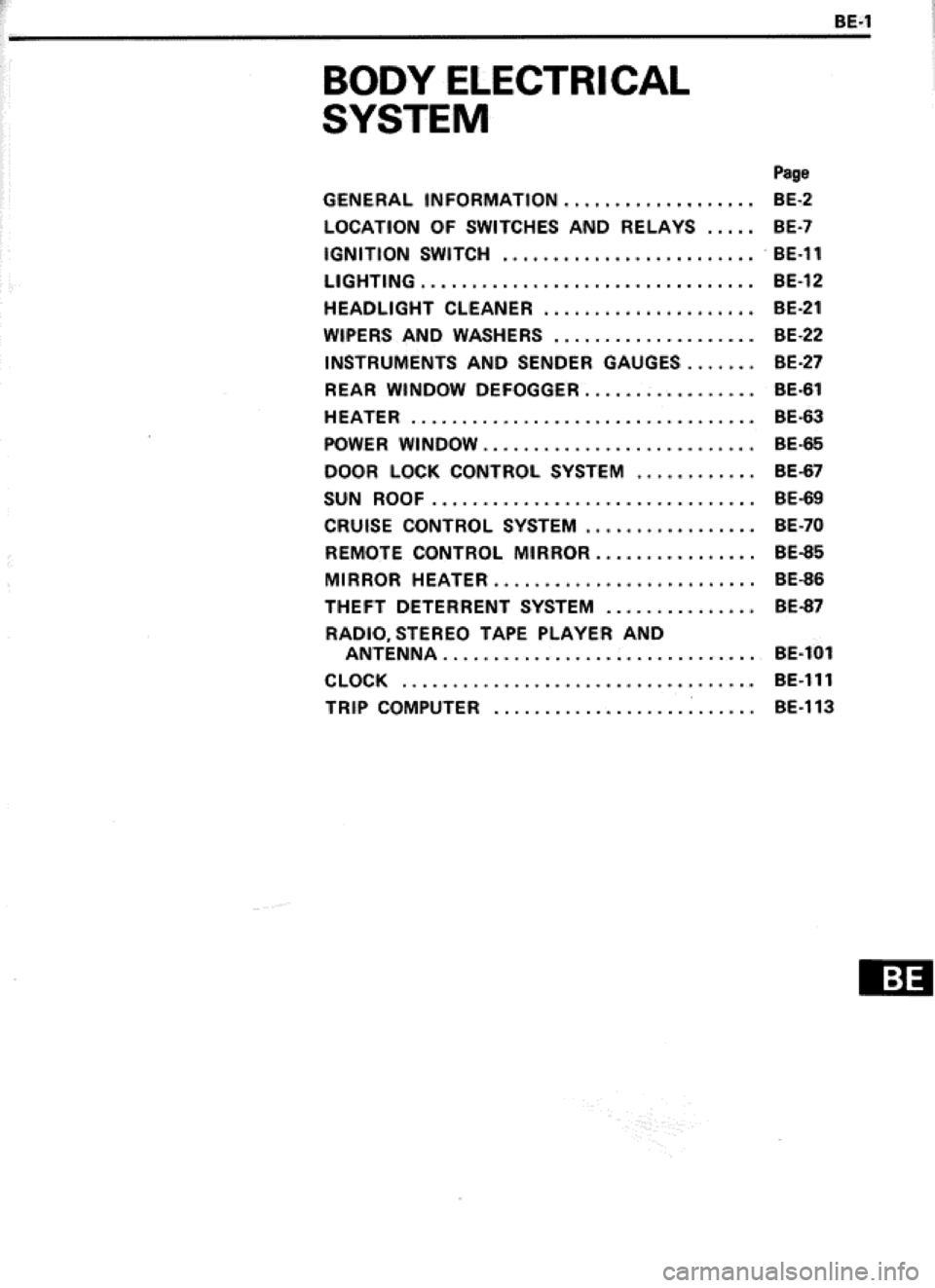 TOYOTA CELICA 1986 Service Repair Manual TOYOTA CELICA 1986 Service Repair Manual
