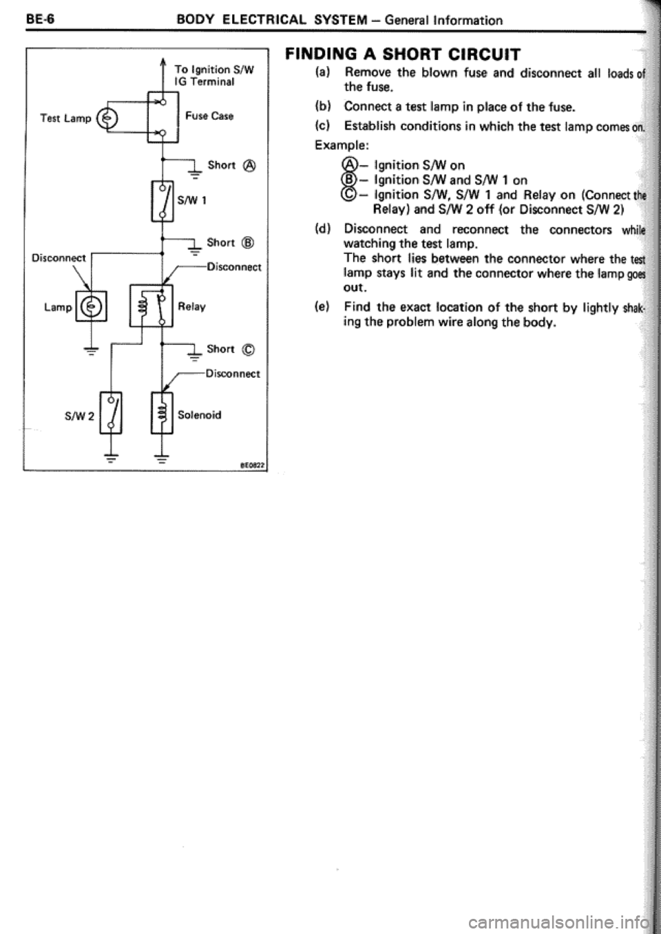TOYOTA CELICA 1986 Service Repair Manual TOYOTA CELICA 1986 Service Repair Manual