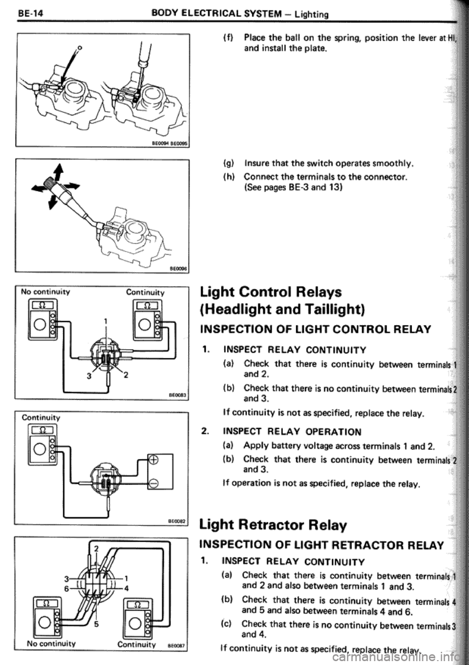 TOYOTA CELICA 1986 Service Repair Manual TOYOTA CELICA 1986 Service Repair Manual